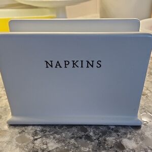 Hearth & Hand White Ceramic Napkin Holder